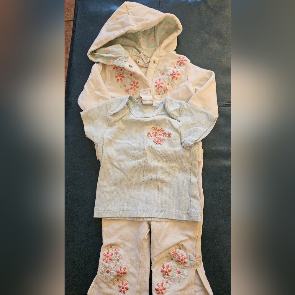 Baby Guess Set 6 - 9 months with Embroidered Logo